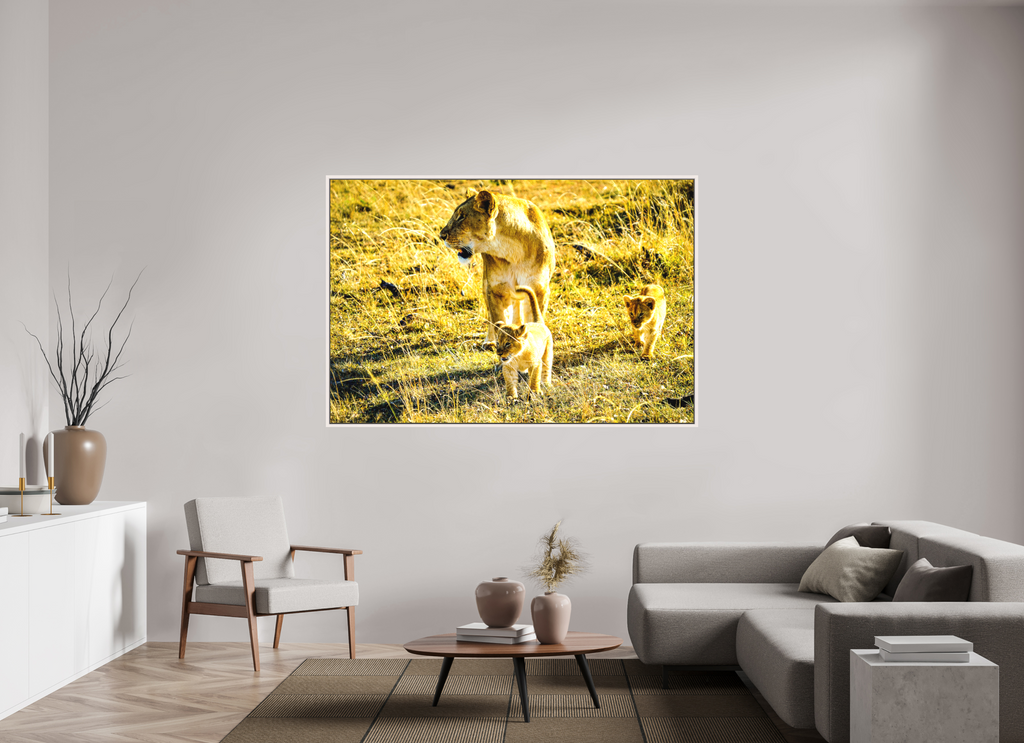 180 x 120 cm, Matte Canvas 15 mm Frame Savanna Legacy