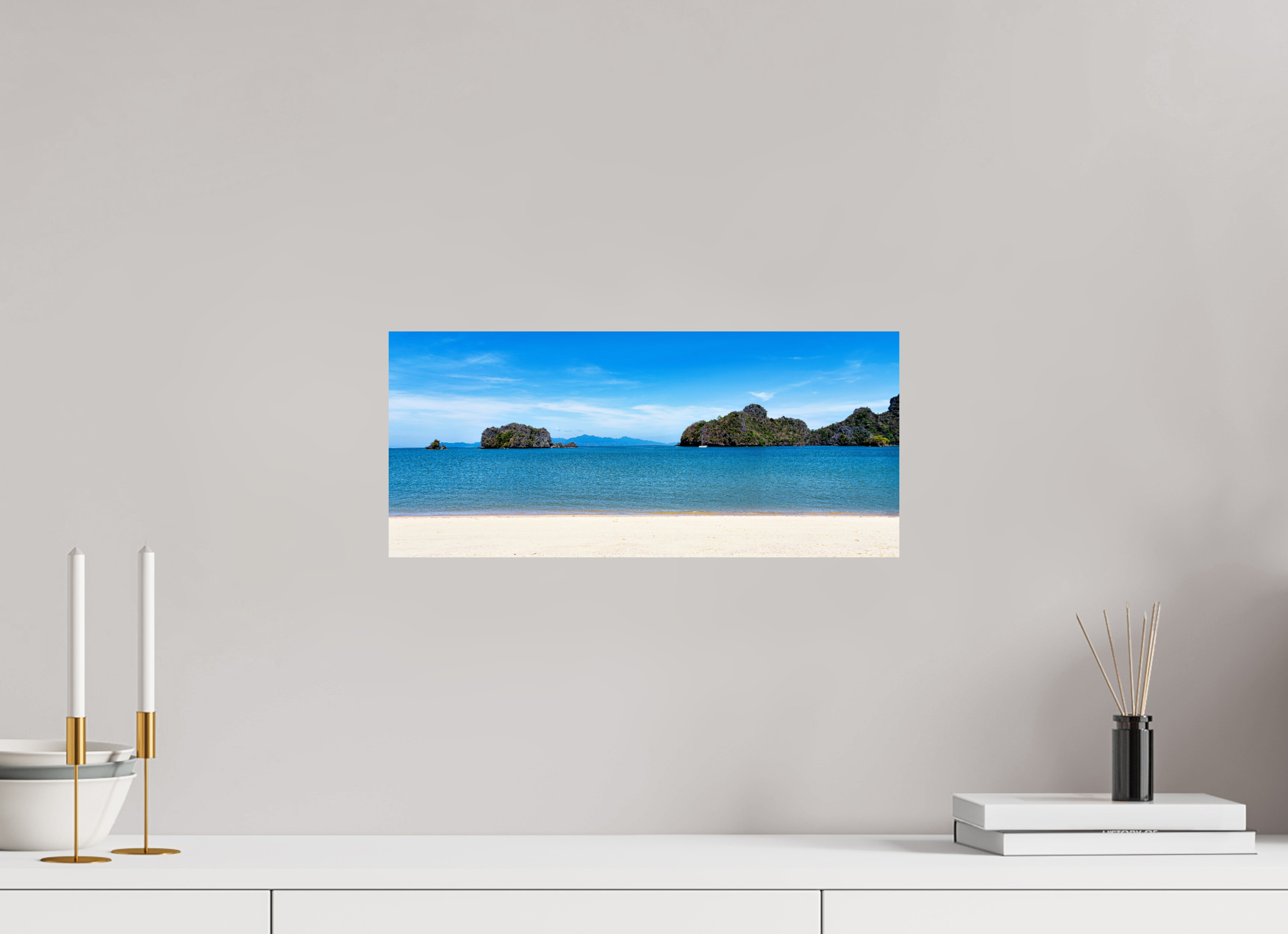 45.2 x 20 cm, PH Print On Fujiflex High Gloss Tanjung Rhu Serenity, Langkawi