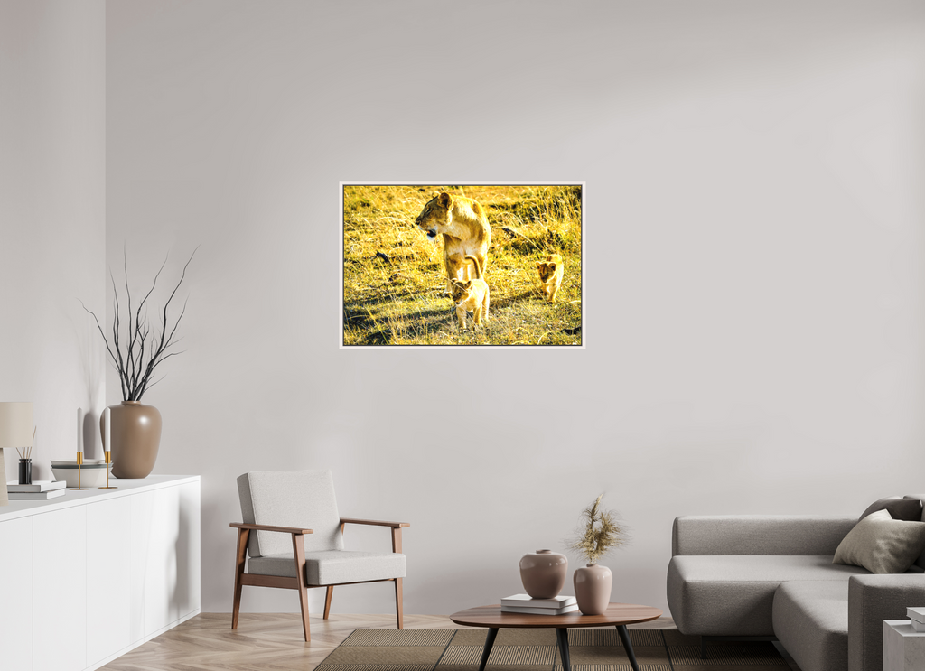 105 x 70 cm, Matte Canvas 15 mm Frame Savanna Legacy