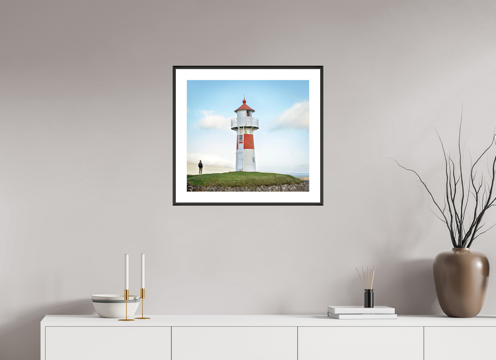 54.8 x 50 cm, Changeable Magnetic Frame - Hahnemühle Fineart Pearl Edge of the Horizon