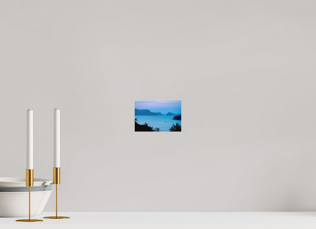 15 x 10 cm, Fine Art Print Smooth Blue Silence at Dusk