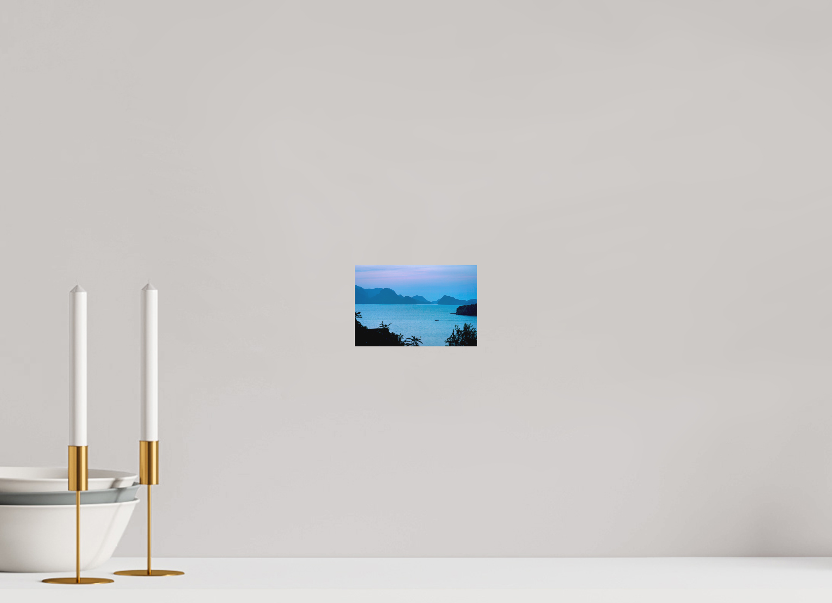 15 x 10 cm, Fine Art Print Smooth Blue Silence at Dusk