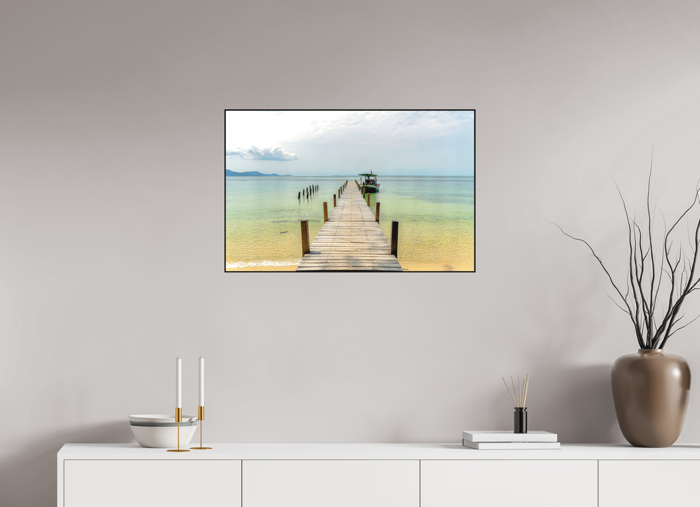 77.3 x 50 cm, Solid Wood Artbox Starfish Shores, Phú Quốc, Vietnam