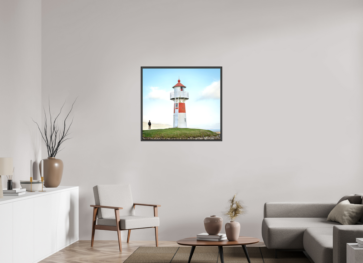 87.7 x 80 cm, Textile Print Canvas with 15 mm Width Gap Frame Edge of the Horizon