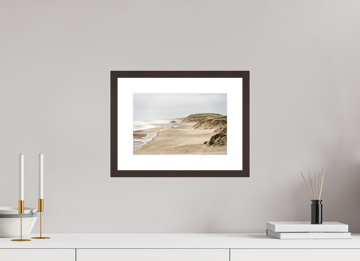 30 x 20 cm, Baryta Prestige II with Matte Float Glass Northern Dunes - Hvide Sande - Denmark