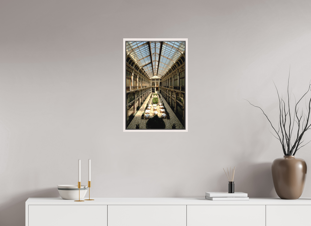40 x 60 cm, Matte Canvas 15 mm Frame Beneath the Glass Vault