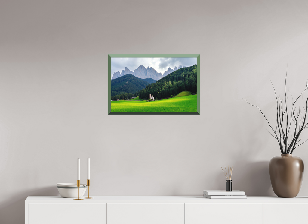 62.3 x 40 cm, Whitewall Design Edition Church of Saint John in the Dolomites - Italy