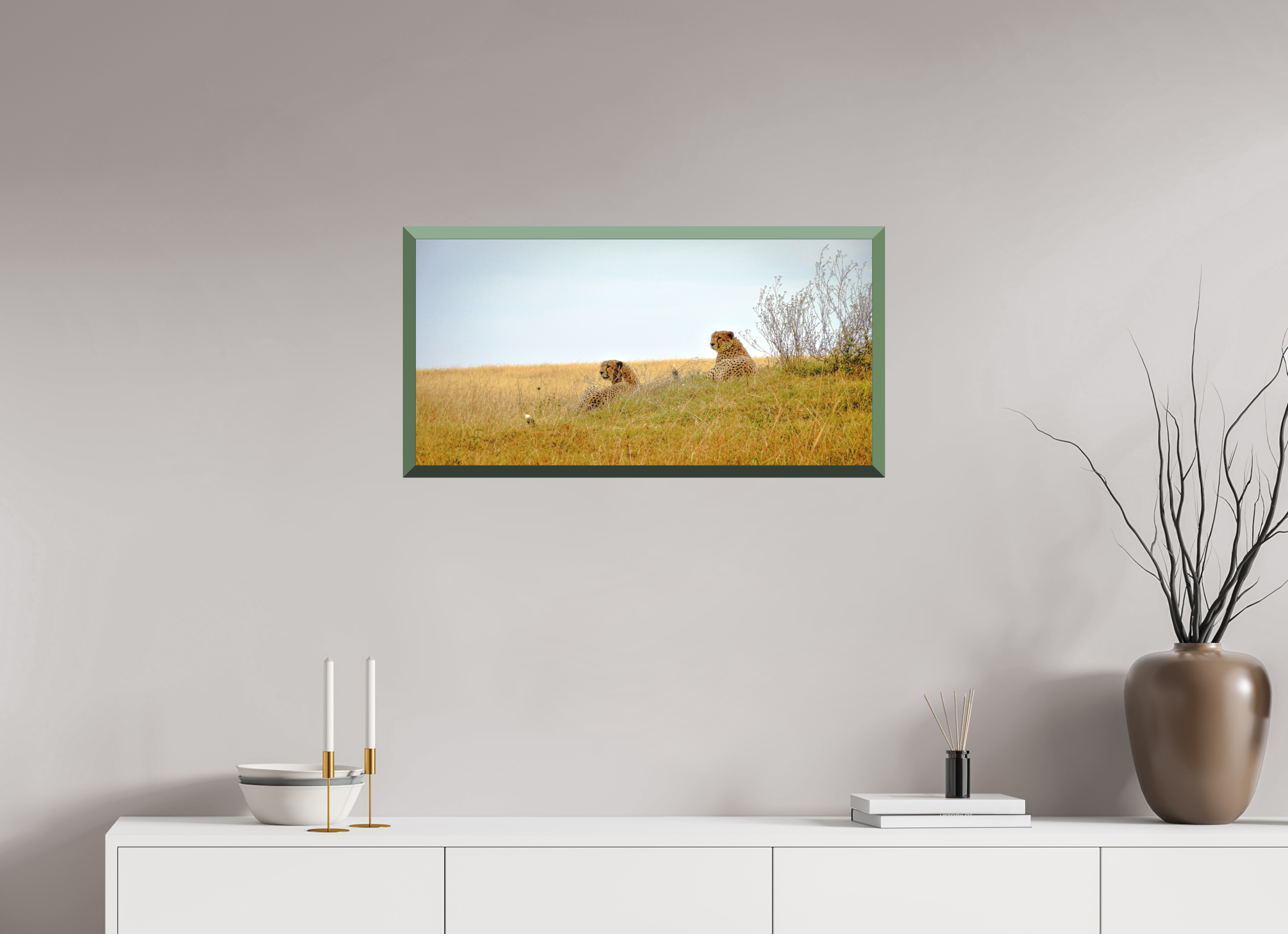 79.1 x 40 cm, Whitewall Design Edition Cheetah Connection