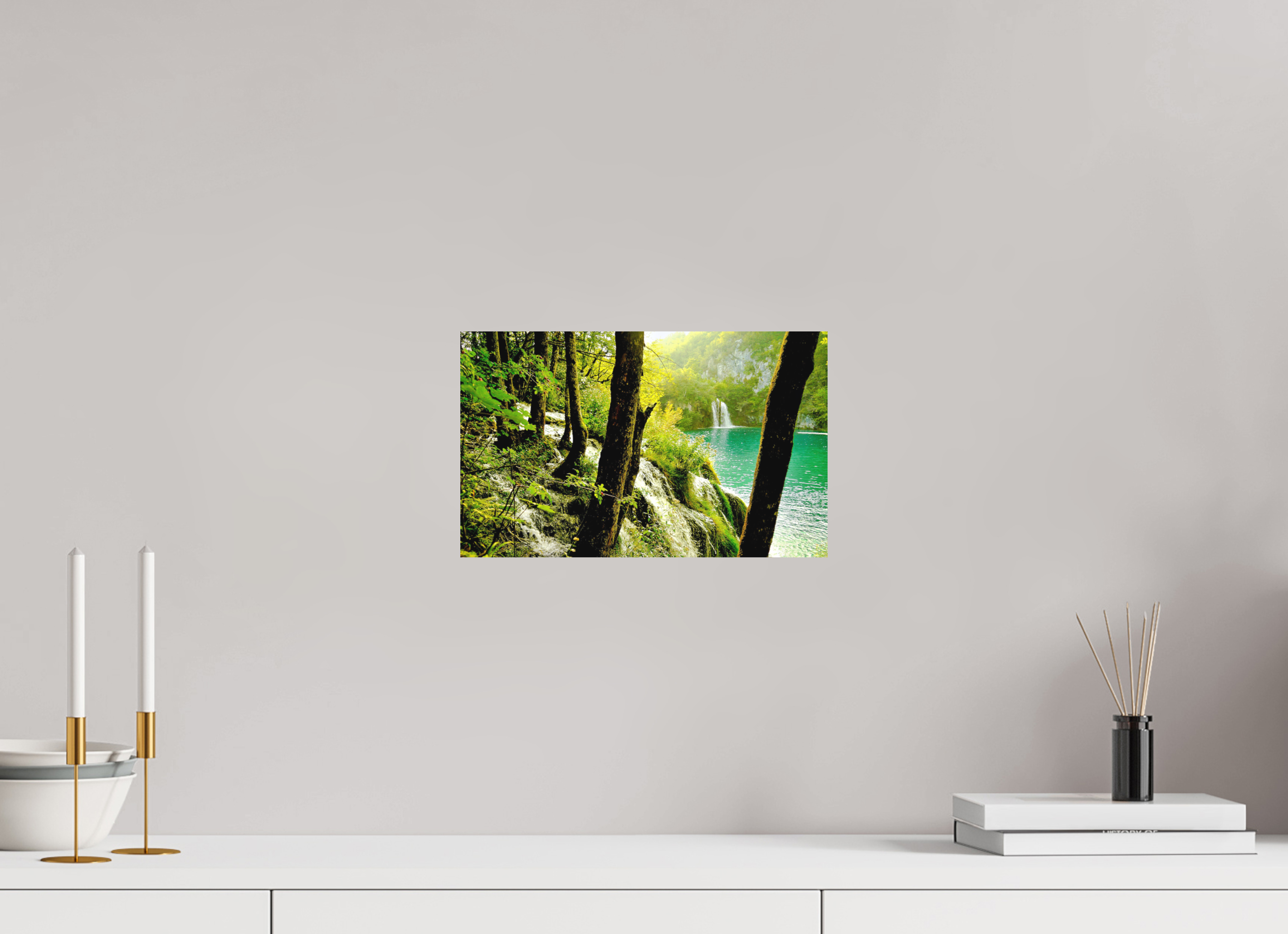 32.5 x 20 cm, Fine Art Print Smooth A Lush Forest in Tears