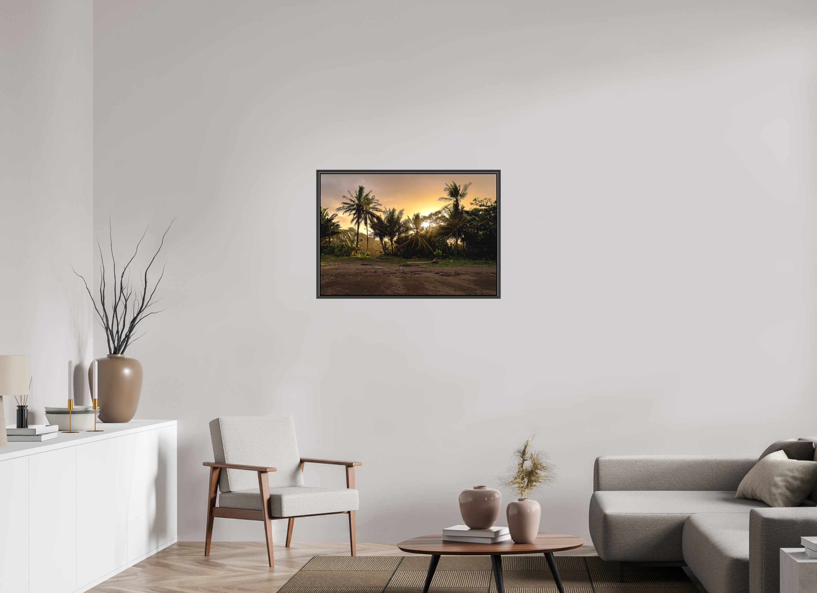88.1 x 60 cm, Canvas Sunlit Shores