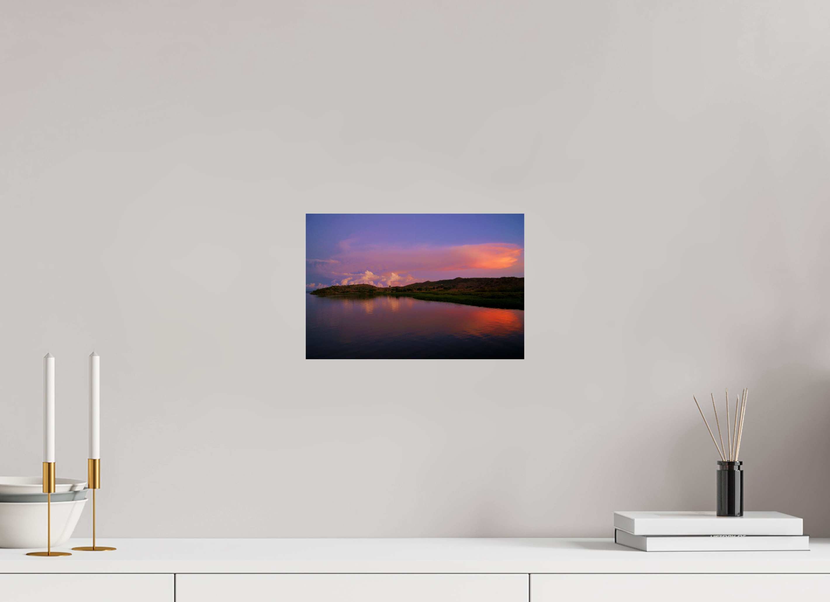 30 x 20 cm, Photo Print On Fuji Crystal DP II Sunrise Hues of Tanzania