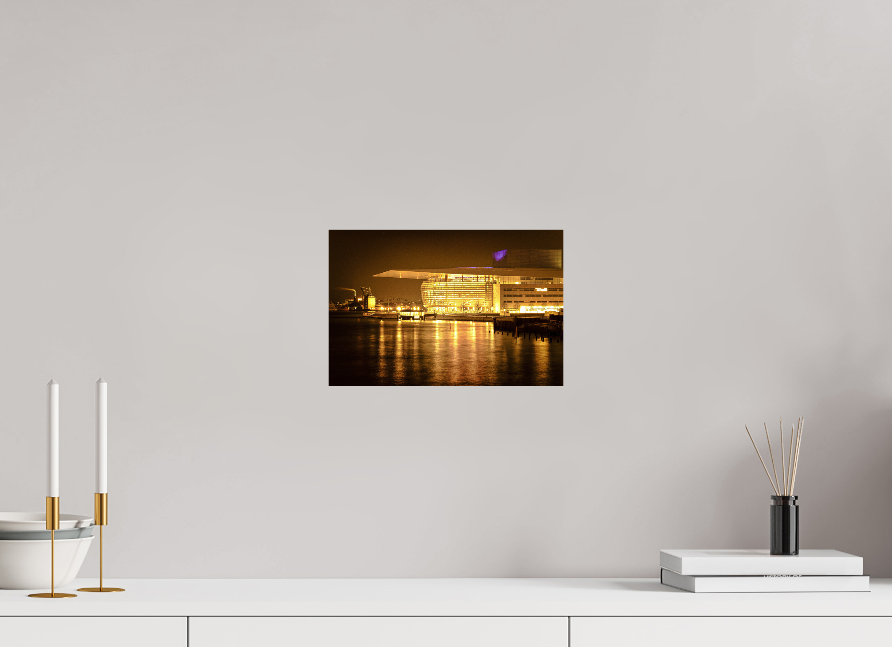 30 x 20 cm, PH Print On Fujiflex High Gloss Operaen at Night