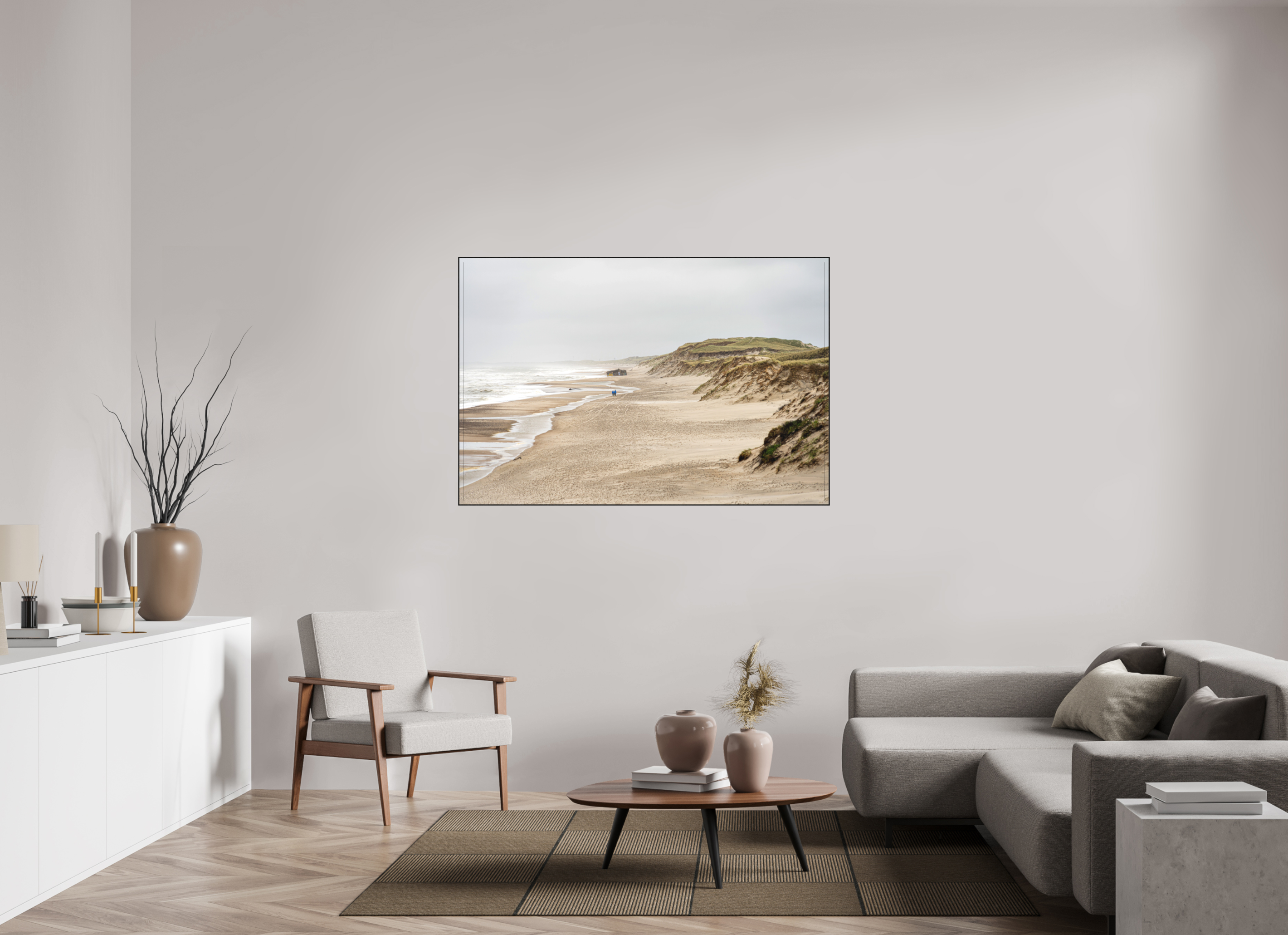 150 x 100 cm, Solid Wood Artbox Wild Shores
