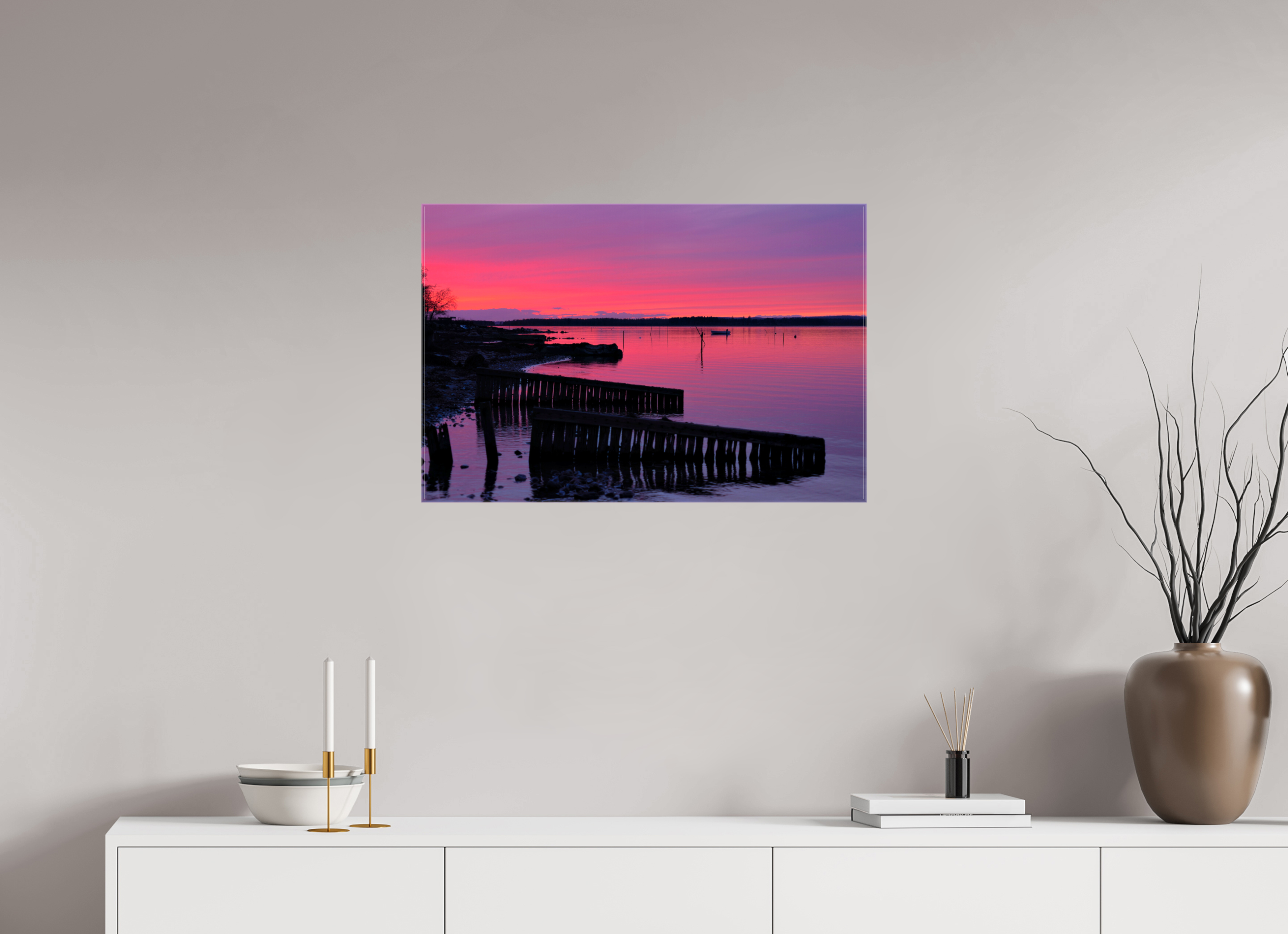 75 x 50 cm, Canvases Unframed After Sunset