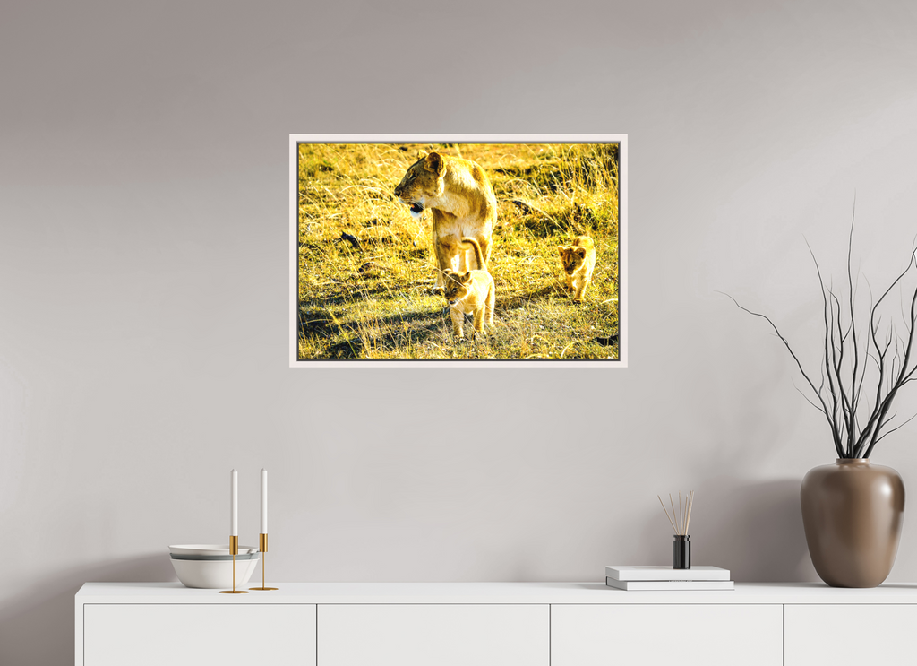 75 x 50 cm, Matte Canvas 15 mm Frame Savanna Legacy