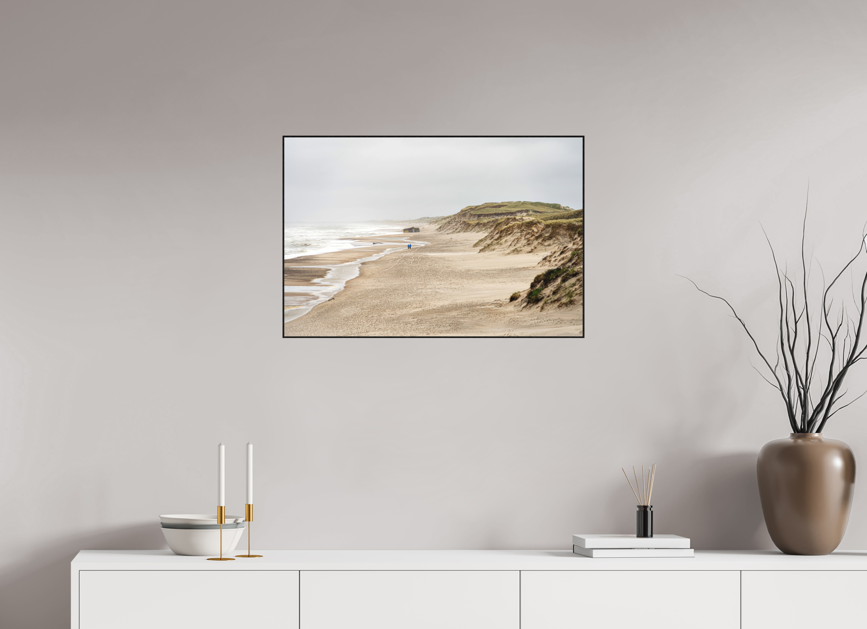 75 x 50 cm, Solid Wood Artbox Wild Shores