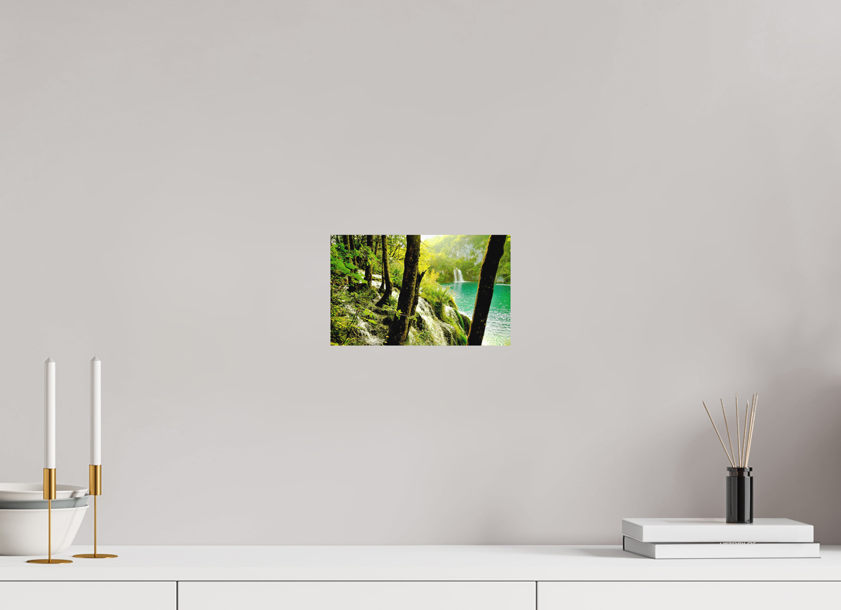 24.4 x 15 cm, Fine Art Print Smooth A Lush Forest in Tears