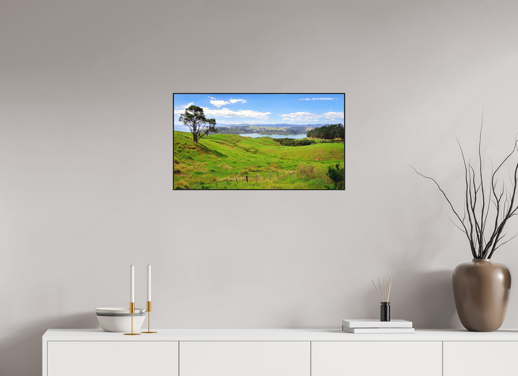 71.6 x 40 cm, Solid Wood Artbox Coromandel Landscape