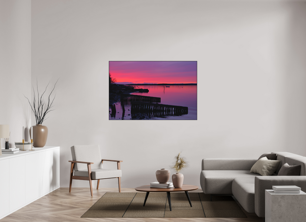 150 x 100 cm, Solid Wood Artbox After Sunset