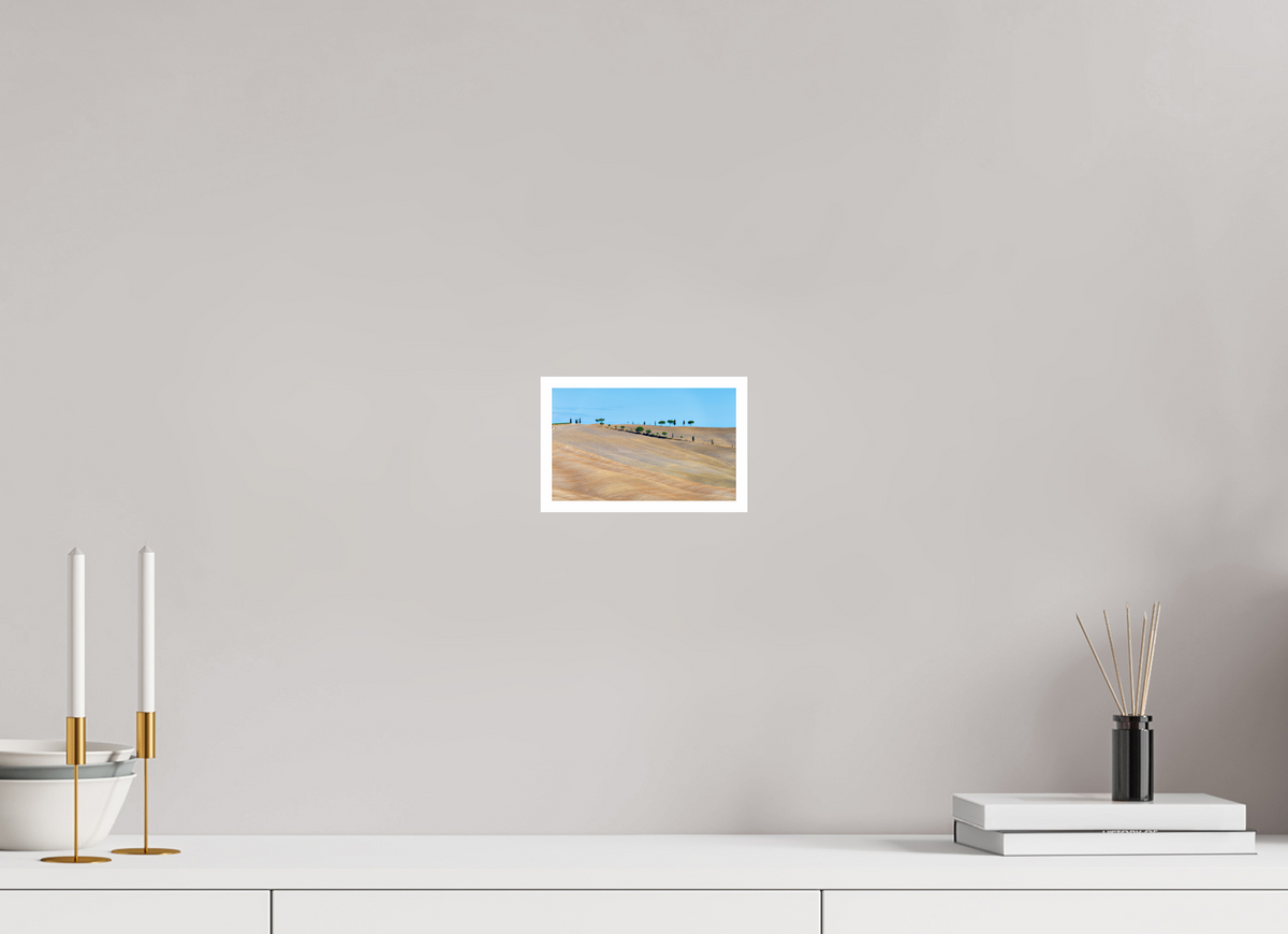 16.3 x 10 cm, Fujiflex High Gloss with 1 cm Border Waves of the Harvest, Tuscany, Italy
