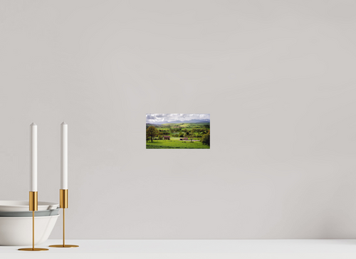 18.3 x 10 cm, Fine Art Print Smooth A Lush Hilly Countryside in Spain