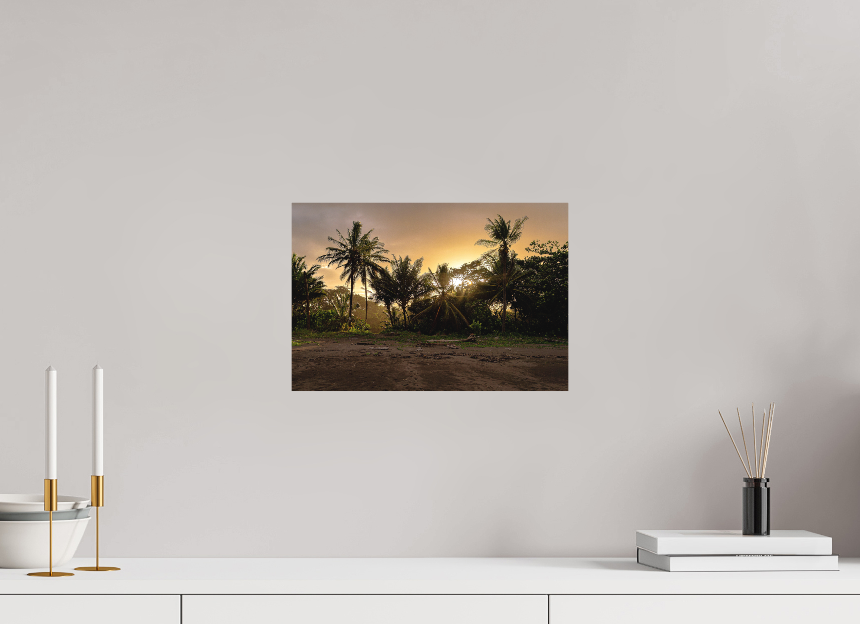 36.7 x 25 cm, Fine Art Print Smooth Sunlit Shores