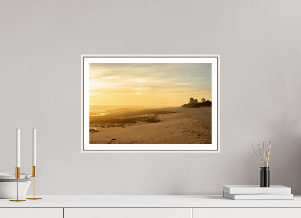 45 x 30 cm, Fine Art Print On Framed Aluminum Dibond Ancient Mills