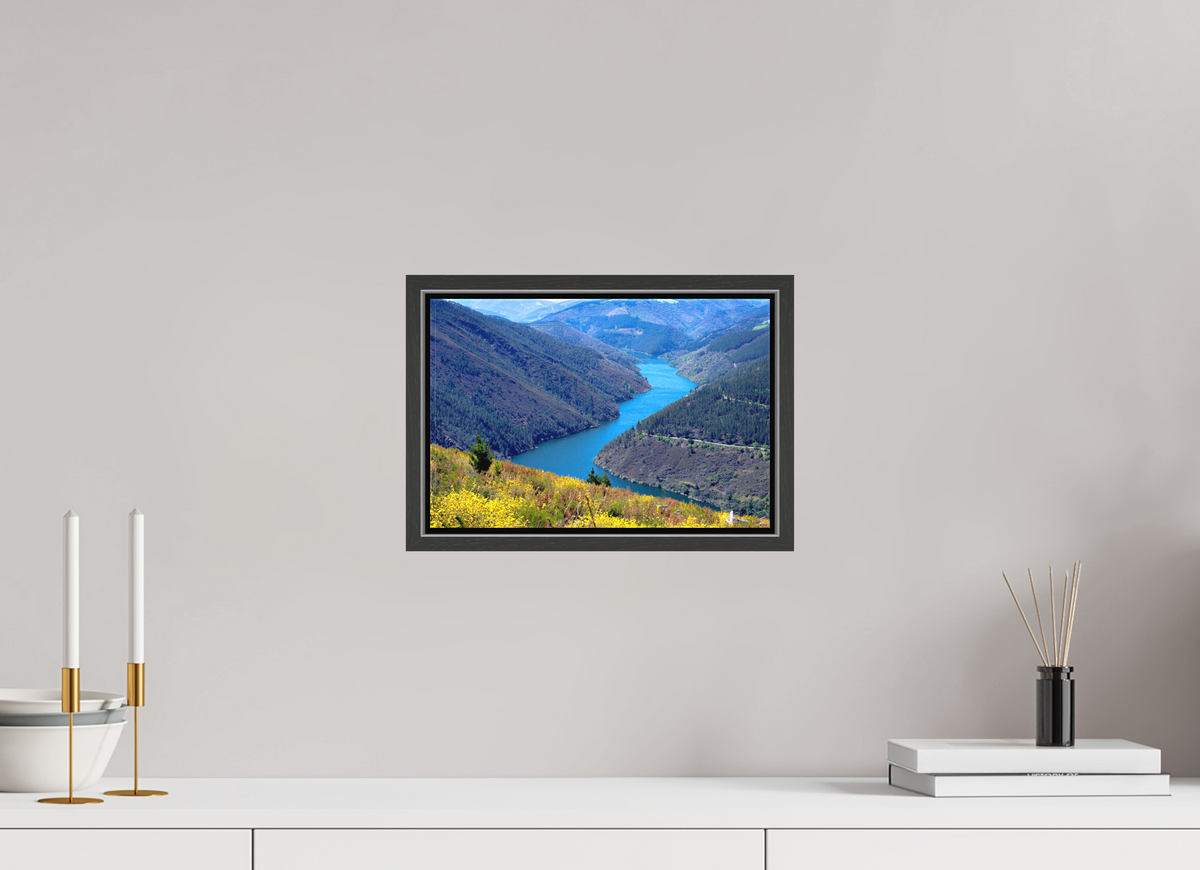 30.2 x 20 cm, Matte Canvas on 20 mm Stretcher Frame Blue River