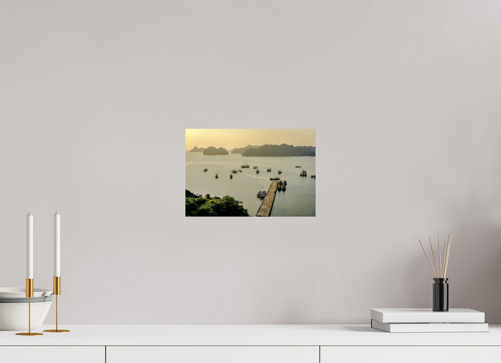 29.6 x 20 cm, Photo Print On Fuji Crystal DP II Golden Harbour – Cat Ba Island, Vietnam