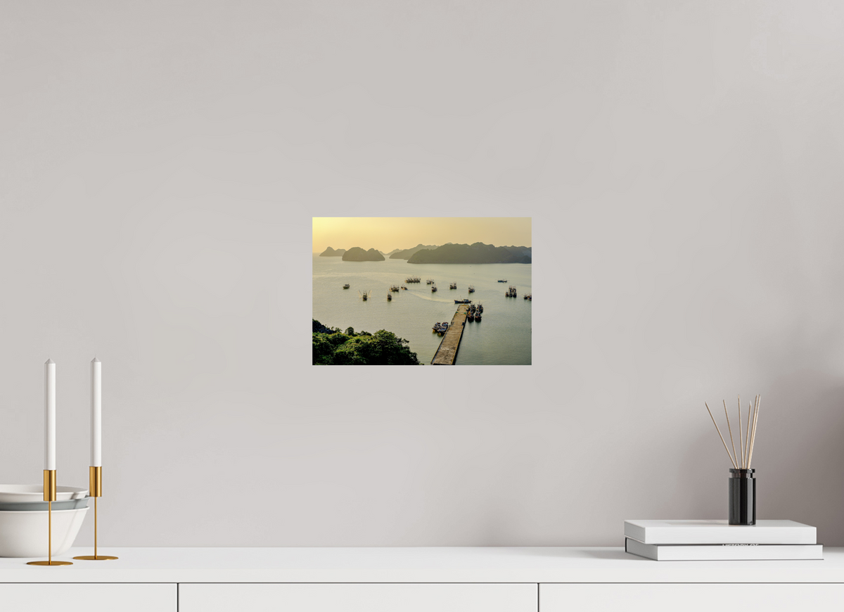 29.6 x 20 cm, Photo Print On Fuji Crystal DP II Golden Harbour – Cat Ba Island, Vietnam