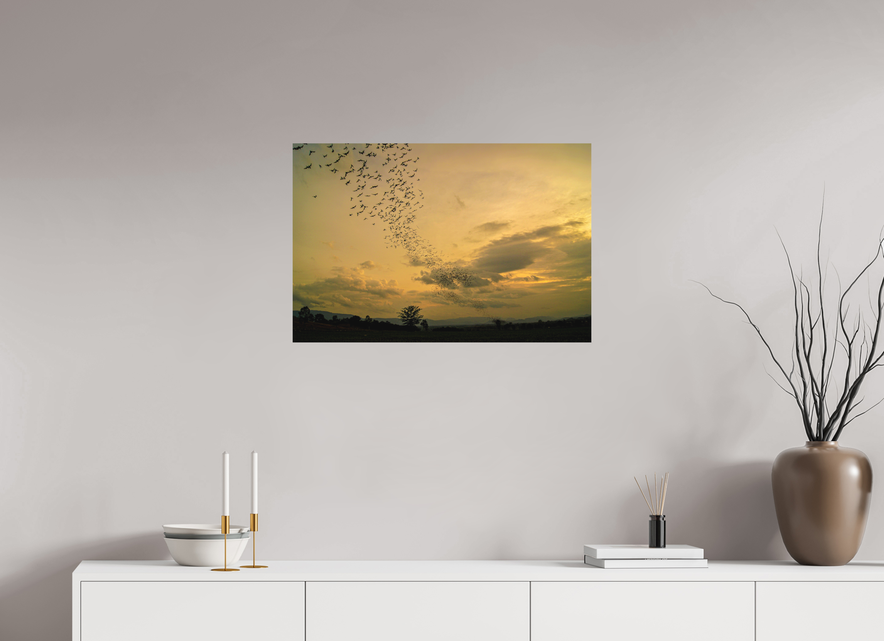 75 x 50 cm, Fine Art Print Smooth Dusk Emergence