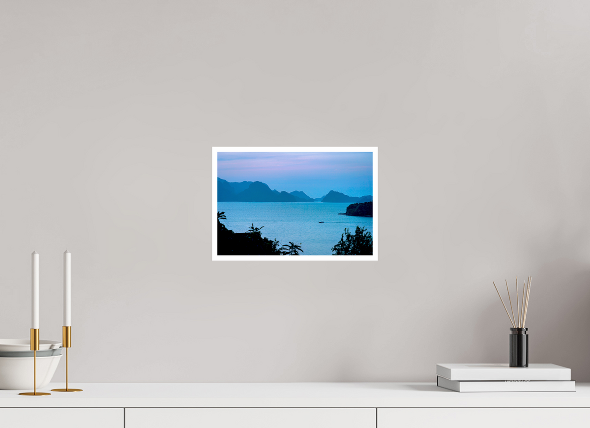30 x 20 cm, Fujiflex High Gloss with 1 cm Border Blue Silence at Dusk