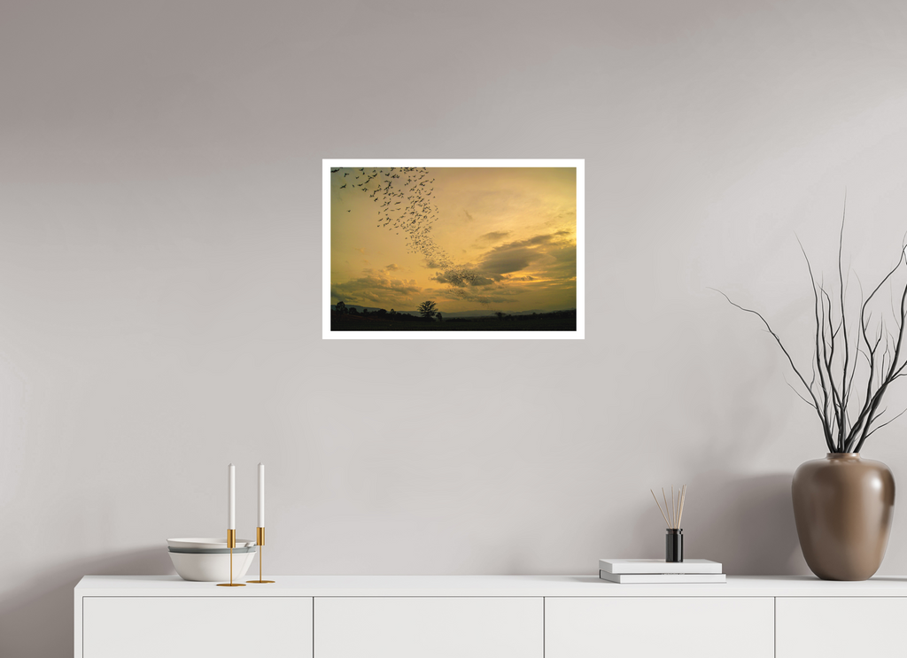 60 x 40 cm, Print on Forex with Mounting Dusk Emergence