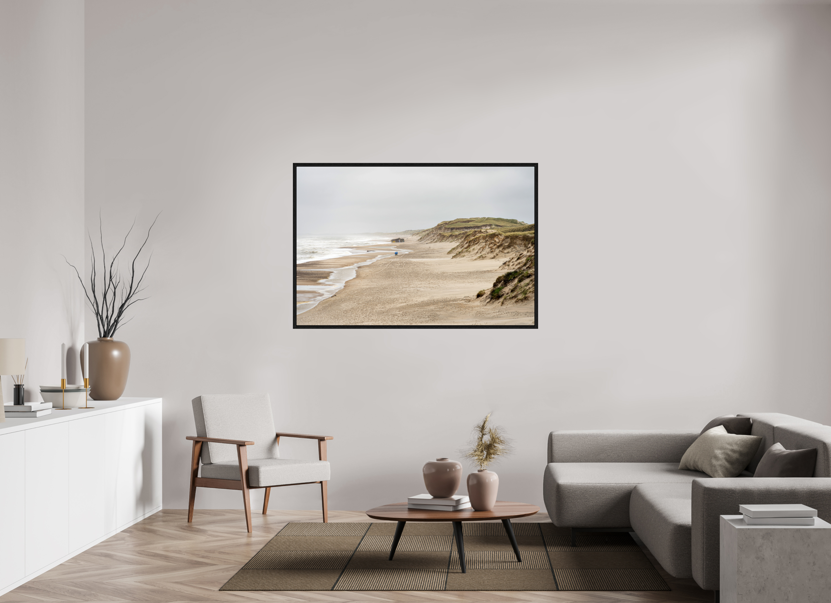 150 x 100 cm, Floater Frame Wild Shores