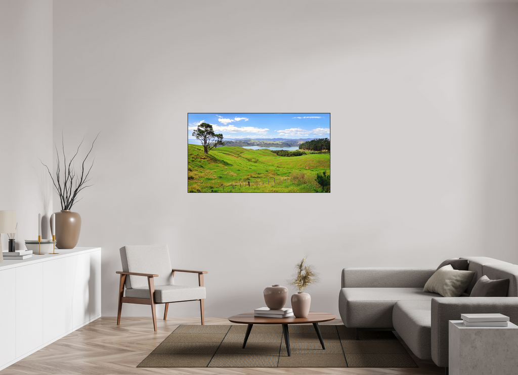 143.3 x 80 cm, Solid Wood Artbox Coromandel Landscape
