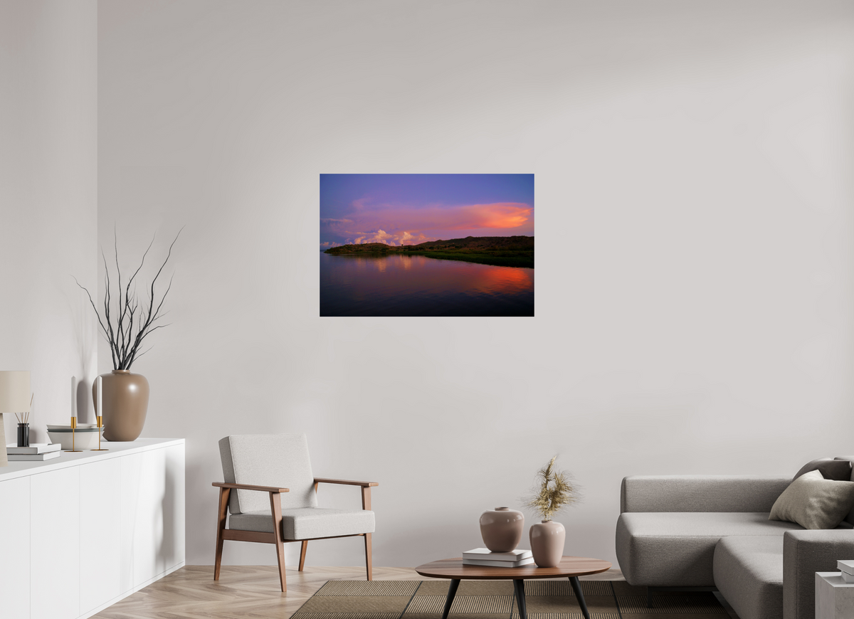 105 x 70 cm, Photo Print On Fuji Crystal DP II Sunrise Hues - Tanzania