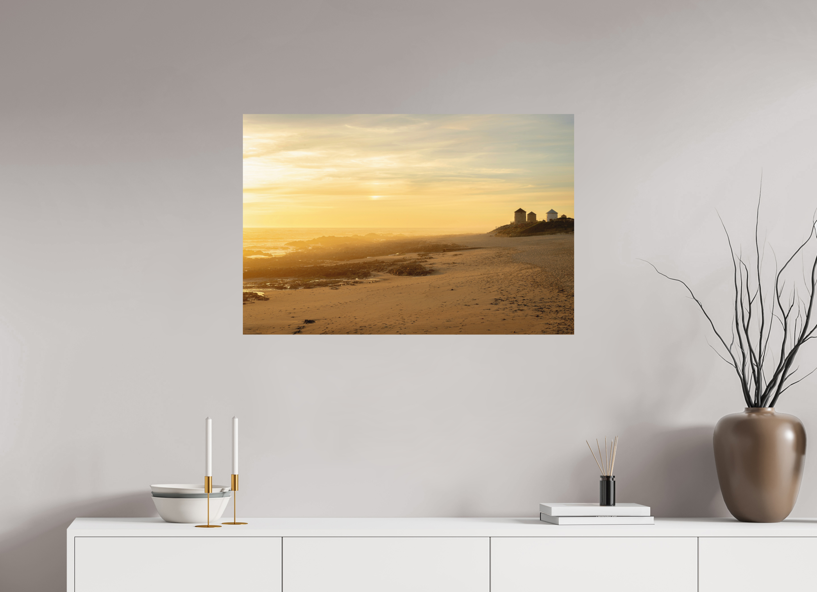 90 x 60 cm, Fine Art Print Smooth Ancient Mills