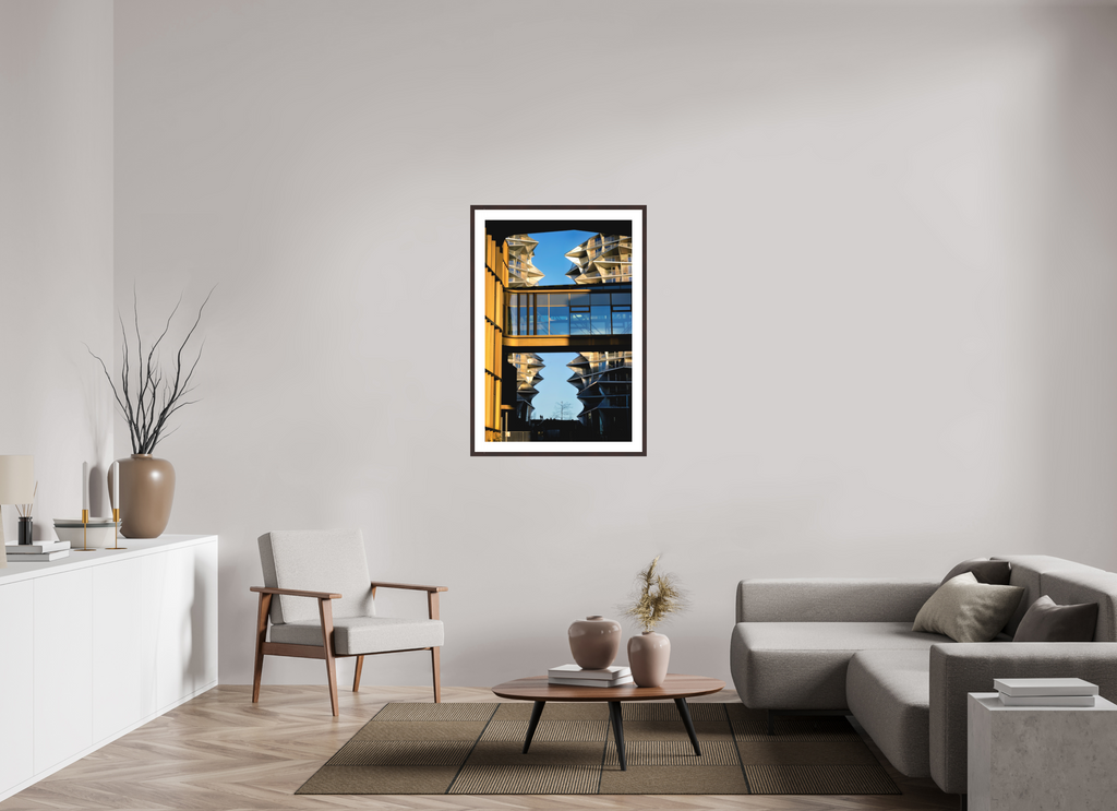 70 x 105 cm, Baryta Prestige II with Matte Float Glass Between the Towers