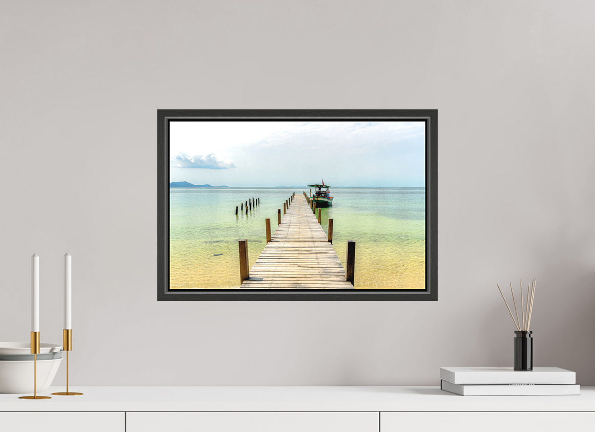 46.4 x 30 cm, Textile Print with 15 mm Width Gap Frame Starfish Shores, Phú Quốc, Vietnam