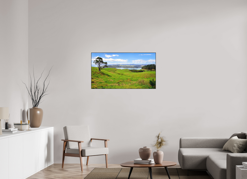 107.5 x 60 cm, Solid Wood Artbox Coromandel Landscape