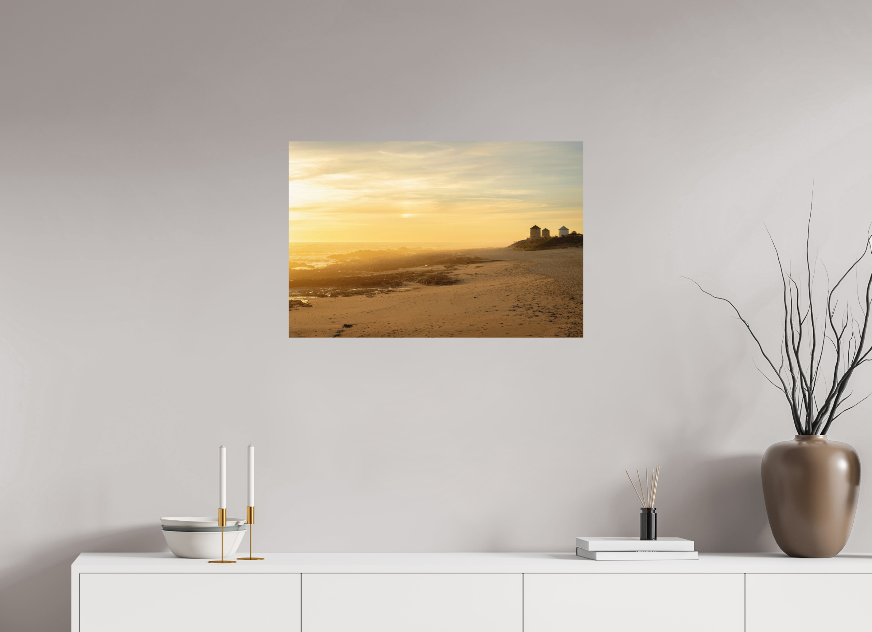 75 x 50 cm, Fine Art Print Smooth Ancient Mills