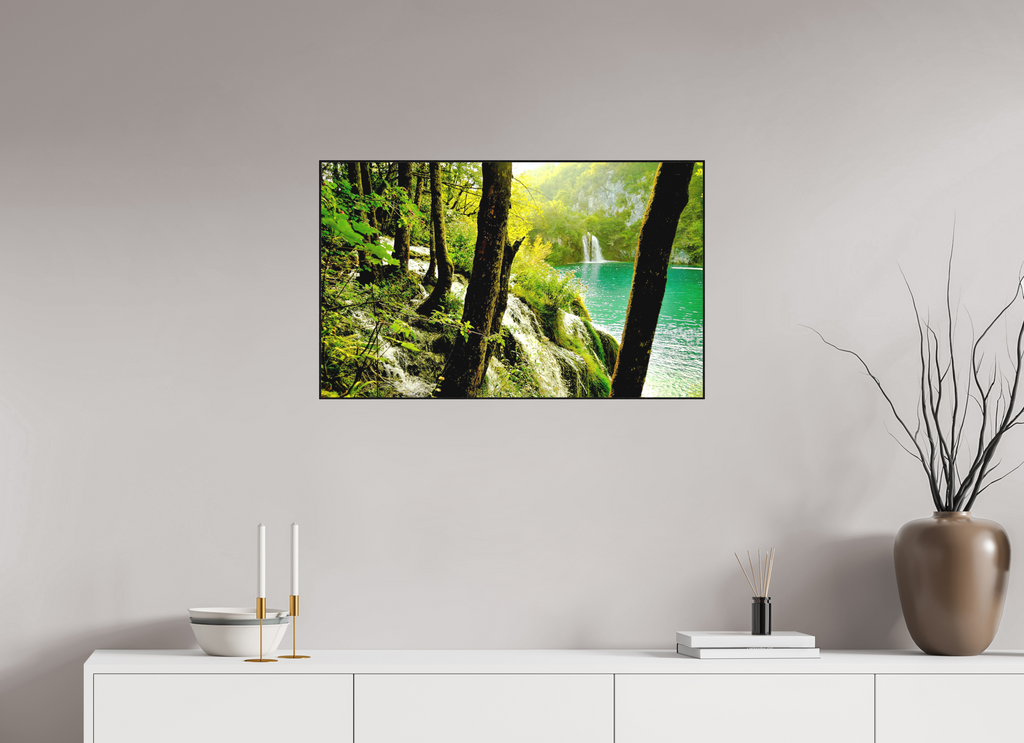 81.2 x 50 cm, Solid Wood Artbox A Lush Forest in Tears