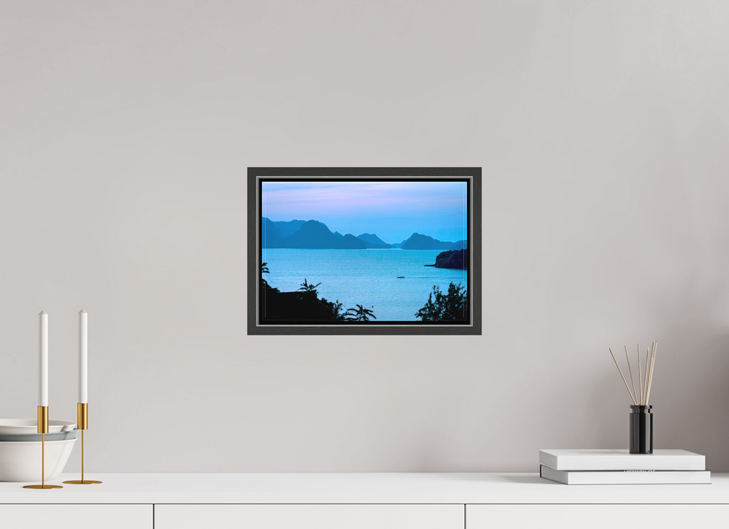 30 x 20 cm, Canvas Blue Silence at Dusk