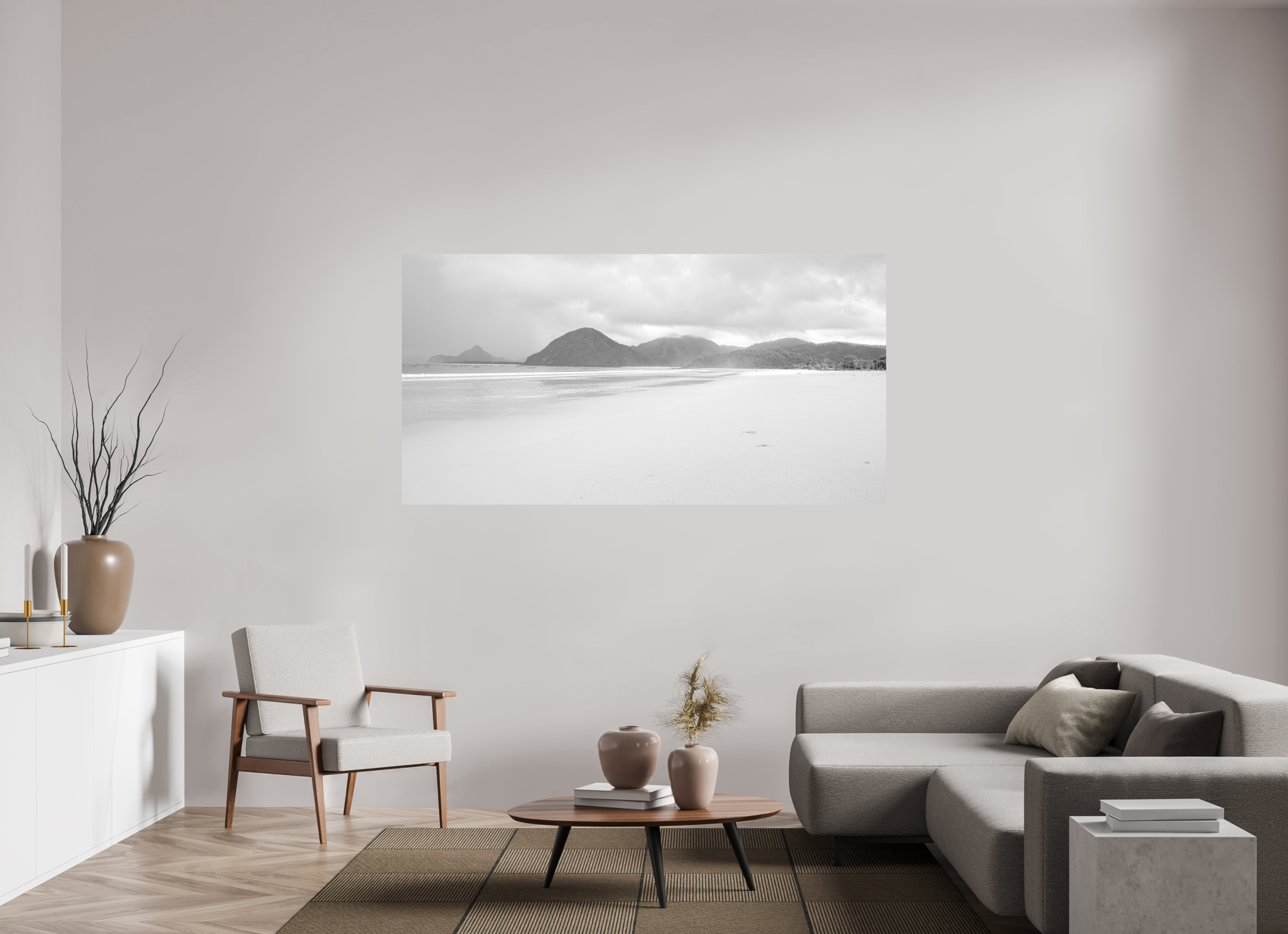 193.3 x 100 cm, Photo Print On Fuji Crystal DP II Wild Shores