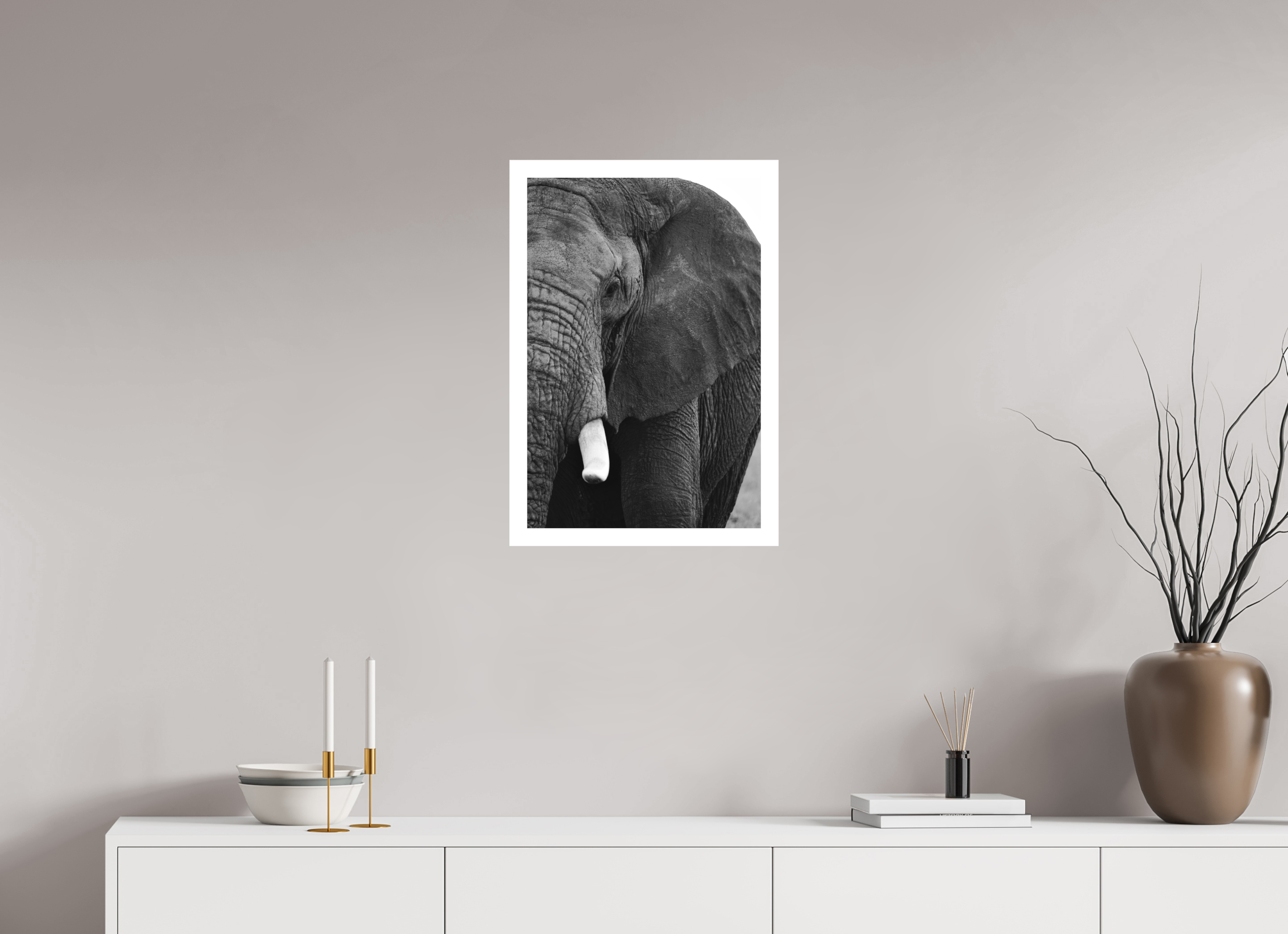 40 x 60 cm, Acrylic Glass Ilford The Hidden Side of the Elephant