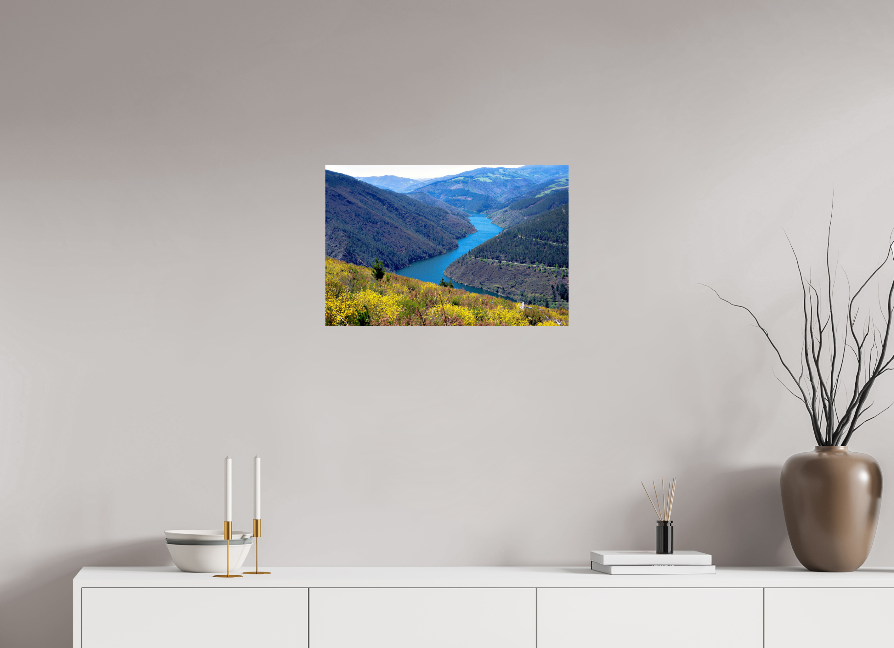 60.4 x 40 cm, PH Print On Fujiflex High Gloss Blue River