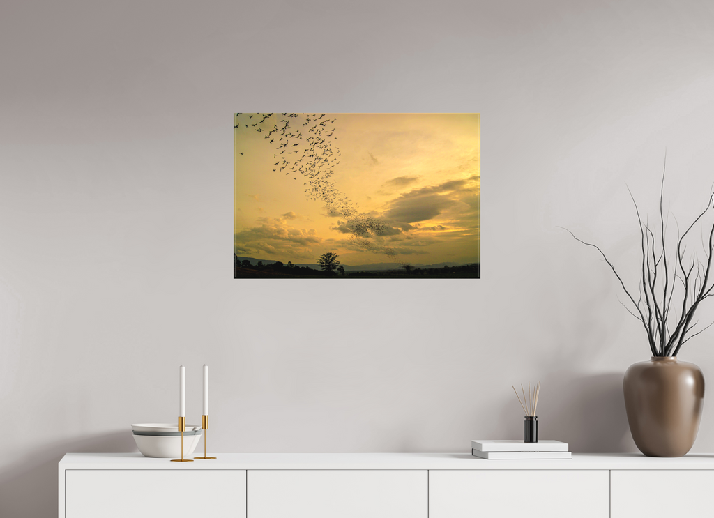 75 x 50 cm, Matte Canvas on Stretcher Frame Dusk Emergence