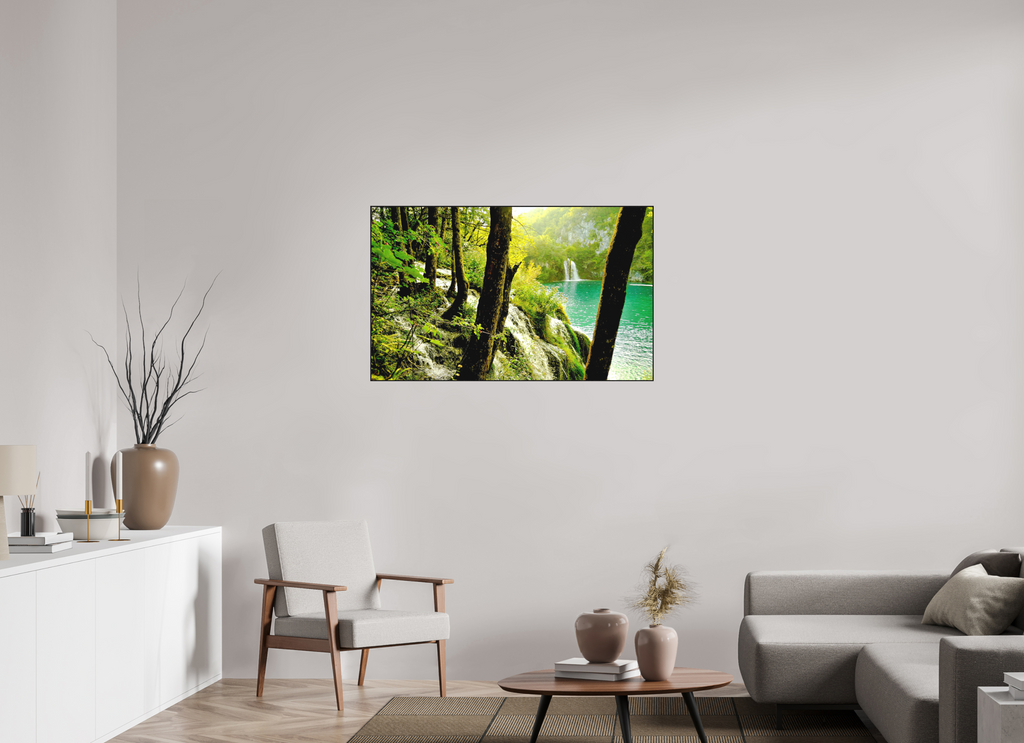 113.7 x 70 cm, Solid Wood Artbox A Lush Forest in Tears