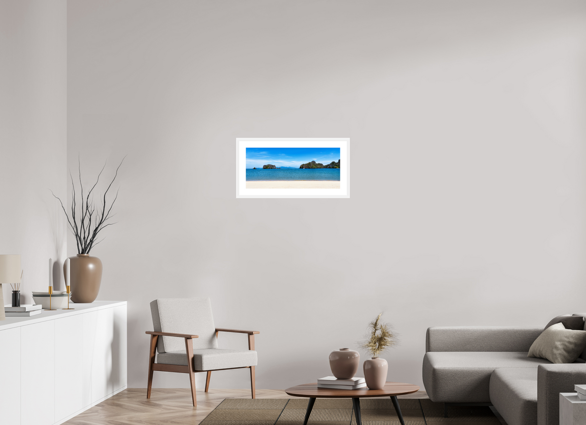 67.8 x 30 cm, Fine Art Print with Frame Tanjung Rhu Serenity, Langkawi, Malaysia