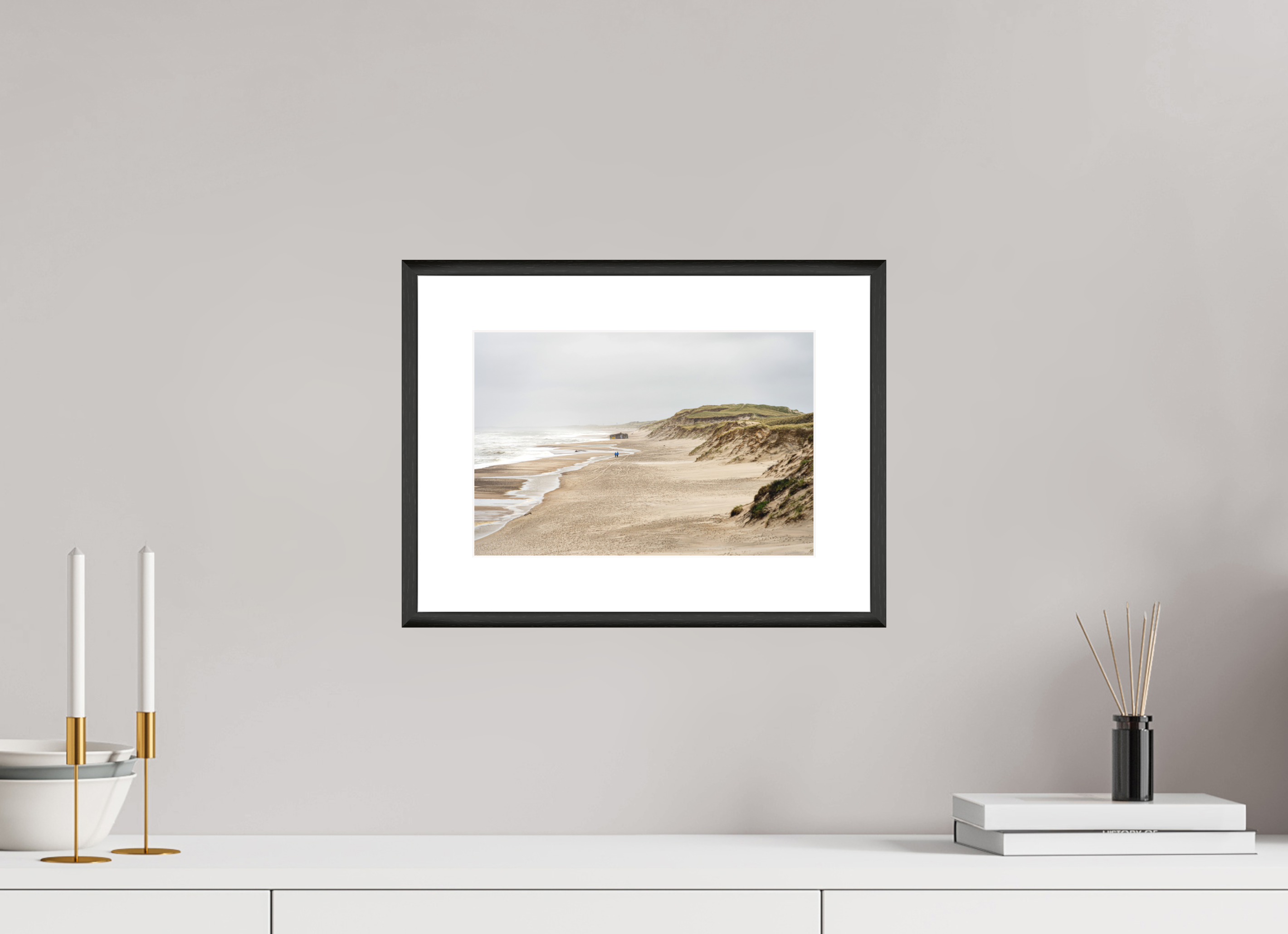 30 x 20 cm, Changeable Magnetic Frame - Hahnemühle Fineart Pearl Wild Shores